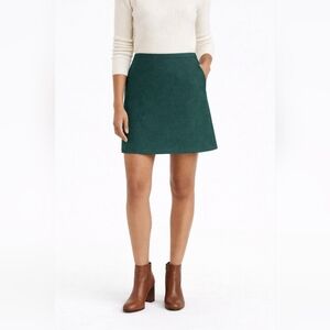Green Vintage Madewell Wool Mini Skirt Size 10